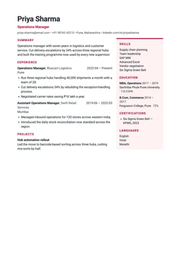 Aside resume template: A tinted panel on the right for skills. Handsome, but two columns.
